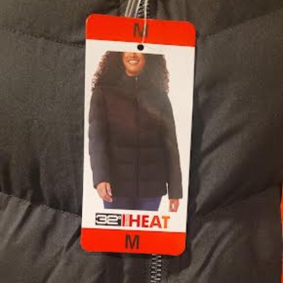 NWT Women's 32 Degree Heat black ski coat - size Medium - Picture 4 of 7